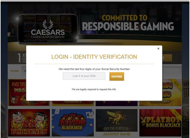 caesars casino 25 bounus code